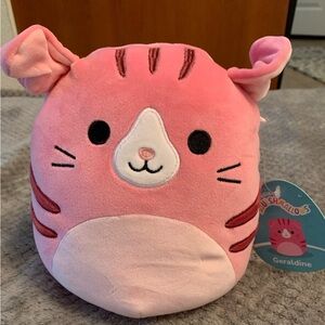 NWT Squishmallows Geraldine The Cat